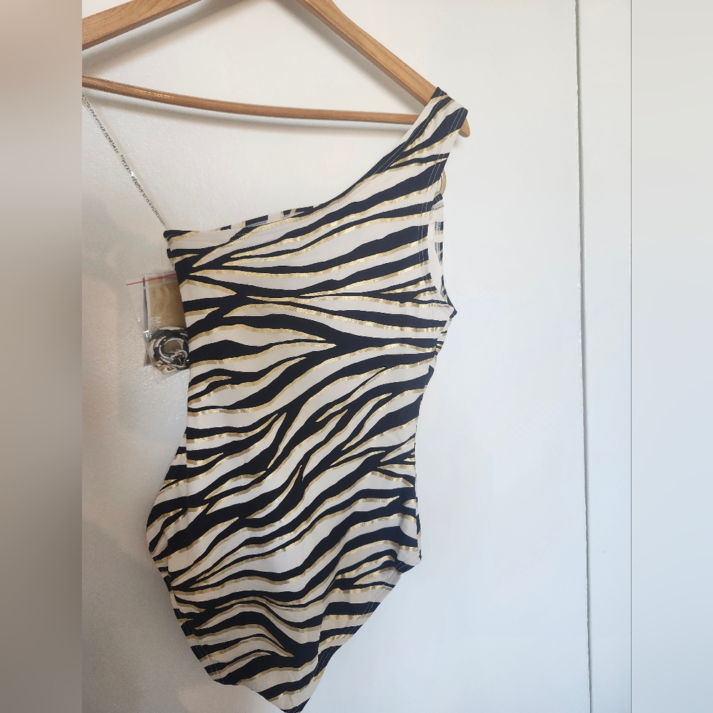 Michael Kors Animal Print Swimsuit - Picture 2 of 5